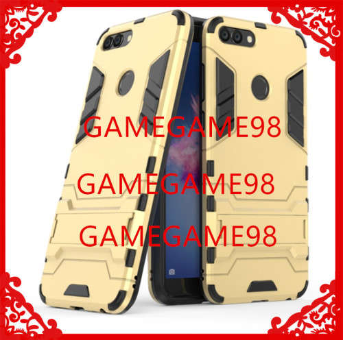 TPU+PC 2 IN 1 Hybrid Dual Heavy Shockproof Stand Back Case FOR HUAWEI P SMART FIG-LX1