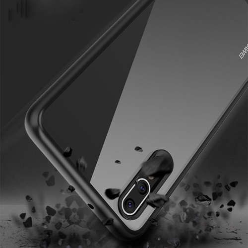 Shockproof Bumper Crystal Acrylic Back Case for Huawei P20    P20 Pro  P20 Lite Cover Skin