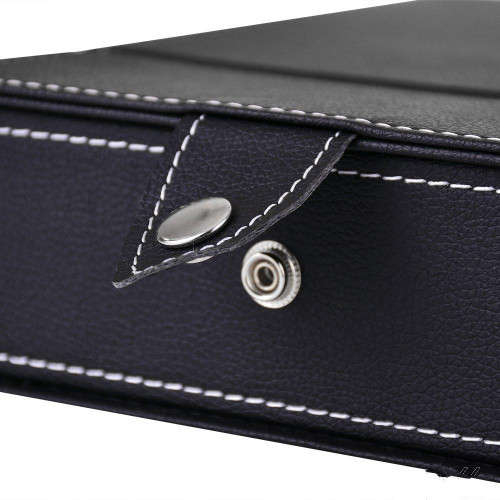 LED Lighted Makeup Mirror with Storage Box for Cosmetics and Jewelry