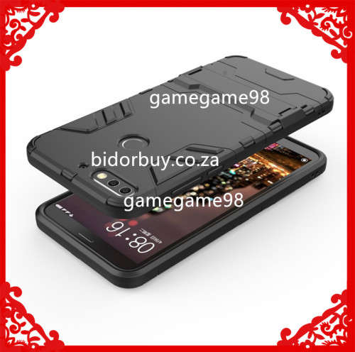 TPU+PC 2 IN 1 Hybrid Dual Heavy Shockproof Stand Back Case FOR HUAWEI Y7 2018