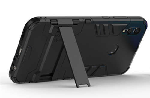 TPU+PC 2 IN 1 Hybrid Dual Heavy Shockproof Stand Back Case FOR HUAWEI P SMART 2019