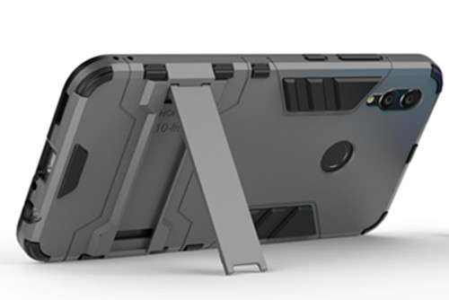 TPU+PC 2 IN 1 Hybrid Dual Heavy Shockproof Stand Back Case FOR HUAWEI P SMART 2019