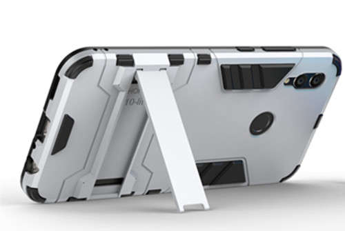 TPU+PC 2 IN 1 Hybrid Dual Heavy Shockproof Stand Back Case FOR HUAWEI P SMART 2019