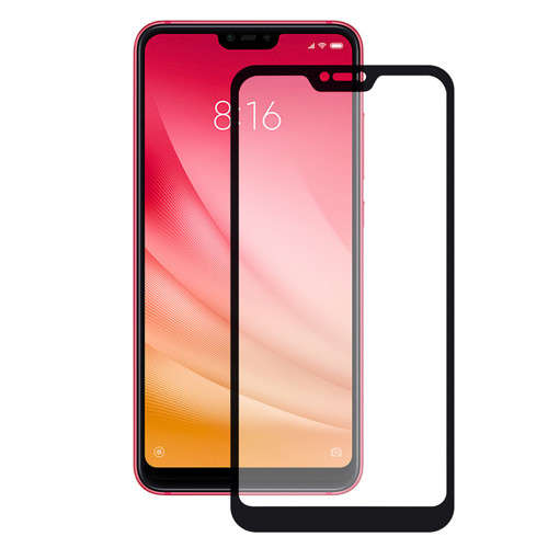 9D Curved Premium Tempered Glass Screen Protector For Xiaomi Mi A2 Lite (Redmi 6 Pro)