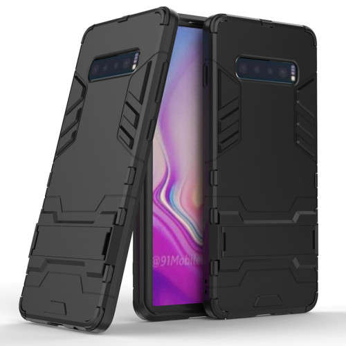 2 IN 1 Hybrid Dual Heavy Shockproof Stand Hard Back Case Cover for SAMSUNG S10 plus