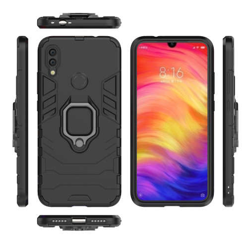 Shockproof Kickstand Ring Stand Armor Case for Xiaomi Redmi Note 7
