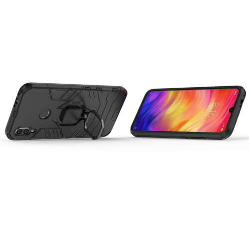 Shockproof Kickstand Ring Stand Armor Case for Xiaomi Redmi Note 7