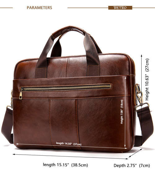 Vintage style Casual Genuine Leather Should Bag