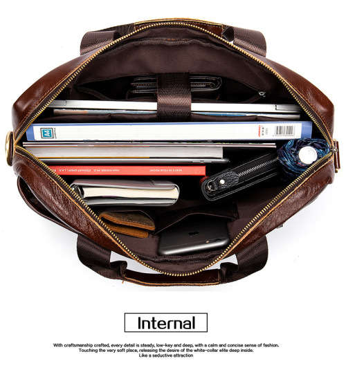 Vintage style Casual Genuine Leather Should Bag