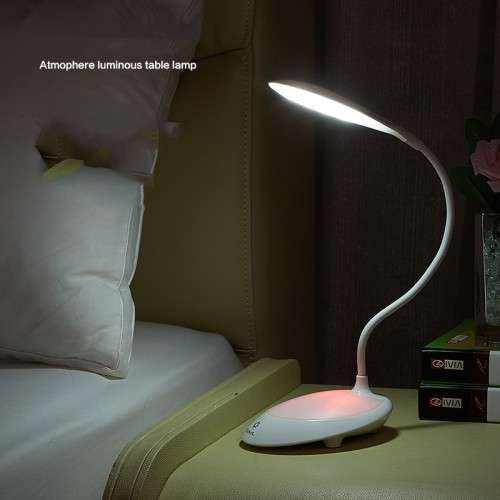 Rechargeable LED lamp with Night Light and 3 Levels Brightness, Touch Sensitive Control, Twistable