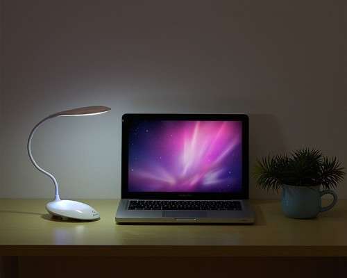 Rechargeable LED lamp with Night Light and 3 Levels Brightness, Touch Sensitive Control, Twistable