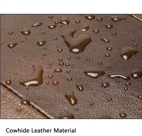Casual Genuine Leather Cowhide Should Bag 8579 Brown