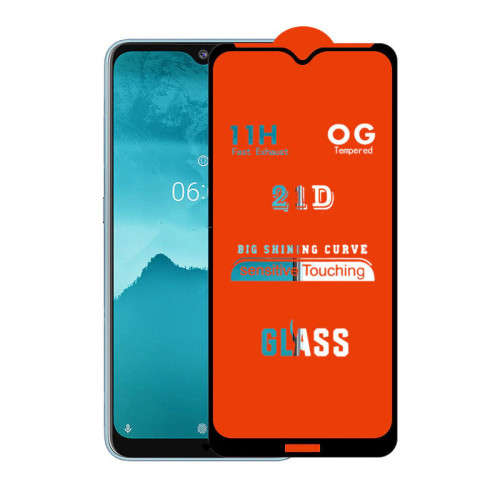 Premium Real 21D FULL CURVED Tempered Glass Film Screen Protector For Nokia 7.2