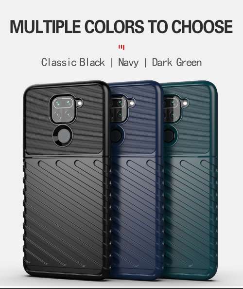 Thunderbolt Shockproof Case Cover For Xiaomi Redmi Note 9