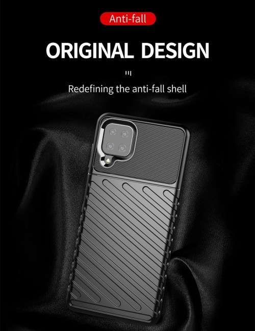 Thunderbolt Shockproof Armor Back Case for Samsung A12