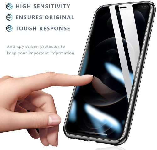 Magnetic Clear Double-Sided Tempered Glass Adsorption Cover For iPhone 12 or iPhone 12 Pro