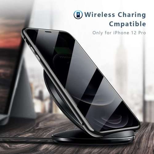 Magnetic Clear Double-Sided Tempered Glass Adsorption Cover For iPhone 12 or iPhone 12 Pro