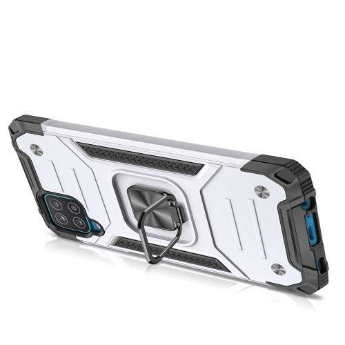 Magnetic Heavy Duty Dual Layer Hard Shell Military Grade Full-Body Rugged Case Samsung A12