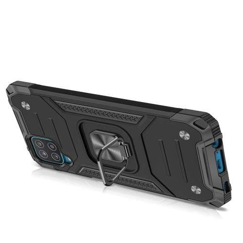 Magnetic Heavy Duty Dual Layer Hard Shell Military Grade Full-Body Rugged Case Samsung A12