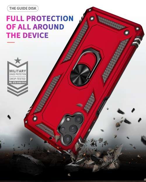 Military Grade Shockproof Armor Back Case Heavy Duty Dual Layer Case Samsung A32 4G