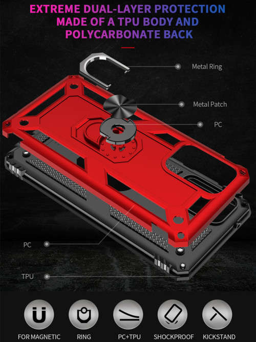 Military Grade Shockproof Armor Back Case for Samsung Galaxy A72