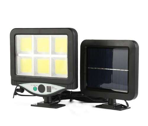 120W Outdoor Indoor Split Type Solar Lights Motion Sensor Wall Light with Wireless Remote Control