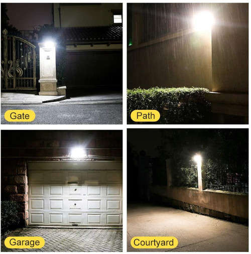 60W COB LED Solar Wall lights PIR Motion Sensor Solar Light