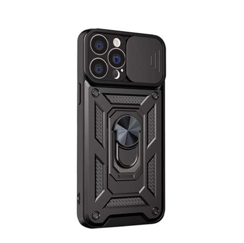 Sliding Hidden Wallet Kickstand Shockproof Case For iPhone13 Pro iPhone13Pro