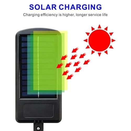 60W Solar Light With Remote Outdoor 120 LEDs Solar Motion Sensor Wall Light with Remote