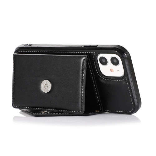 Leather wallet case with crossbody strap for iPhone 11