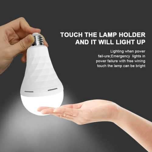 Rechargeable 7W E27 Emergency LED Bulb with Battery (ES7WE27) Pack of 4 Units