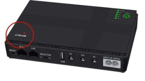 Mini UPS Backup power supply Wifi Router Ups With POE Mini UPS | Router 10400MAH