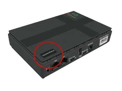 Mini UPS Backup power supply Wifi Router Ups With POE Mini UPS | Router 10400MAH
