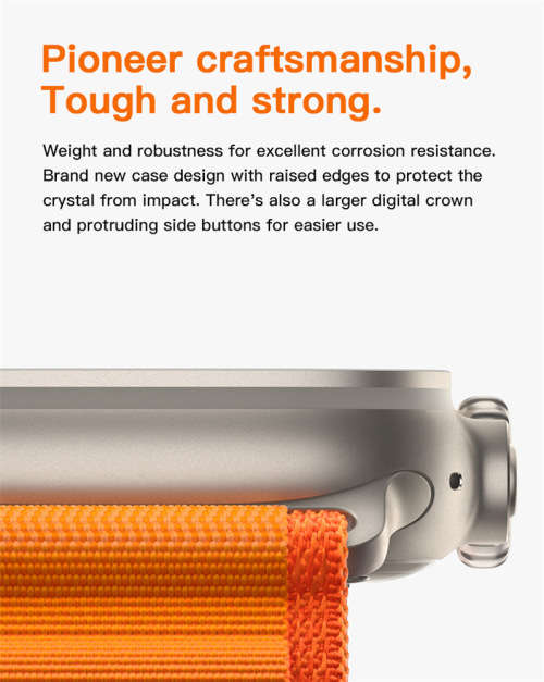 T900 Ultra Smart Health Watch Big Screen 2.9` Screen with Bluetooth-Black