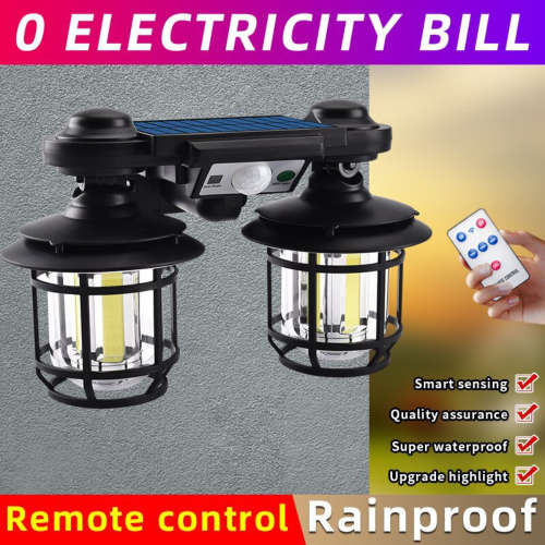 Superior solar lighting bundle - 50w lantern style solar light