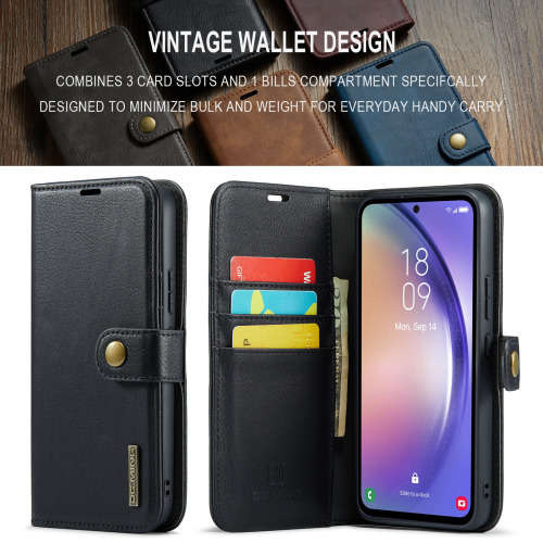 Detachable Wallet Leather Case Shockproof Case for Samsung A54 Samsung Galaxy A54