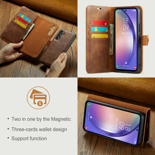 Detachable Wallet Leather Case Shockproof Case for Samsung A54 Samsung Galaxy A54