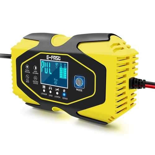 7 Stage 12v/24v Smart Battery Charger Car Battery Motorcycle Lithium Battery Charger