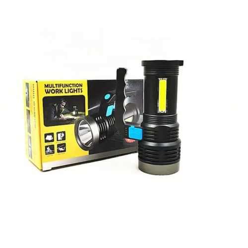 Ultra-Bright Portable Hand Lamp Powerful Light COB Side Light Floodlight USB Rechargeable Torch