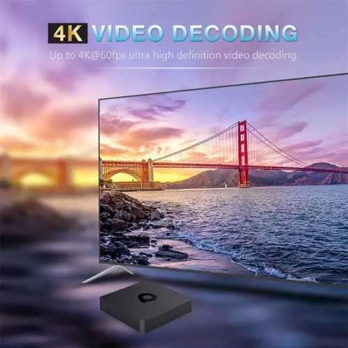 4K Ultra Smart TV Box with Bluetooth Remote-4K Live TV and Video