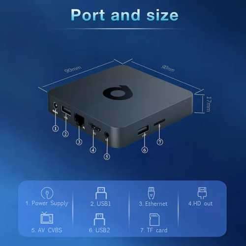 4K Ultra Smart TV Box with Bluetooth Remote-4K Live TV and Video