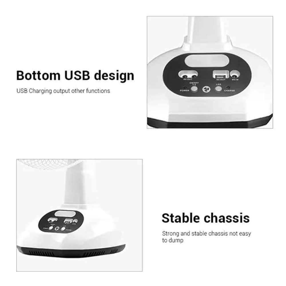 12inch solar power fan