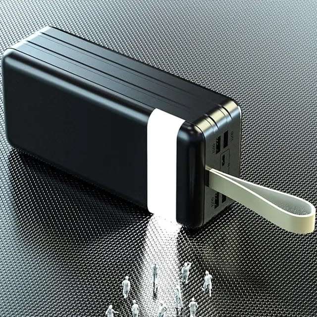 120W Power Bank 50000mAh Power Bank PD Fast Charge Powerbank with LED Flash Light