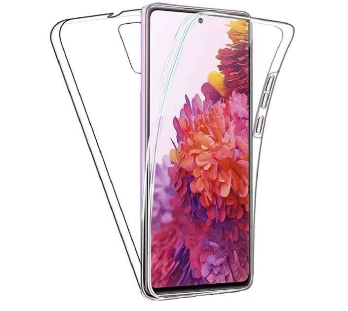 Full body clear protection case for Samsung A31