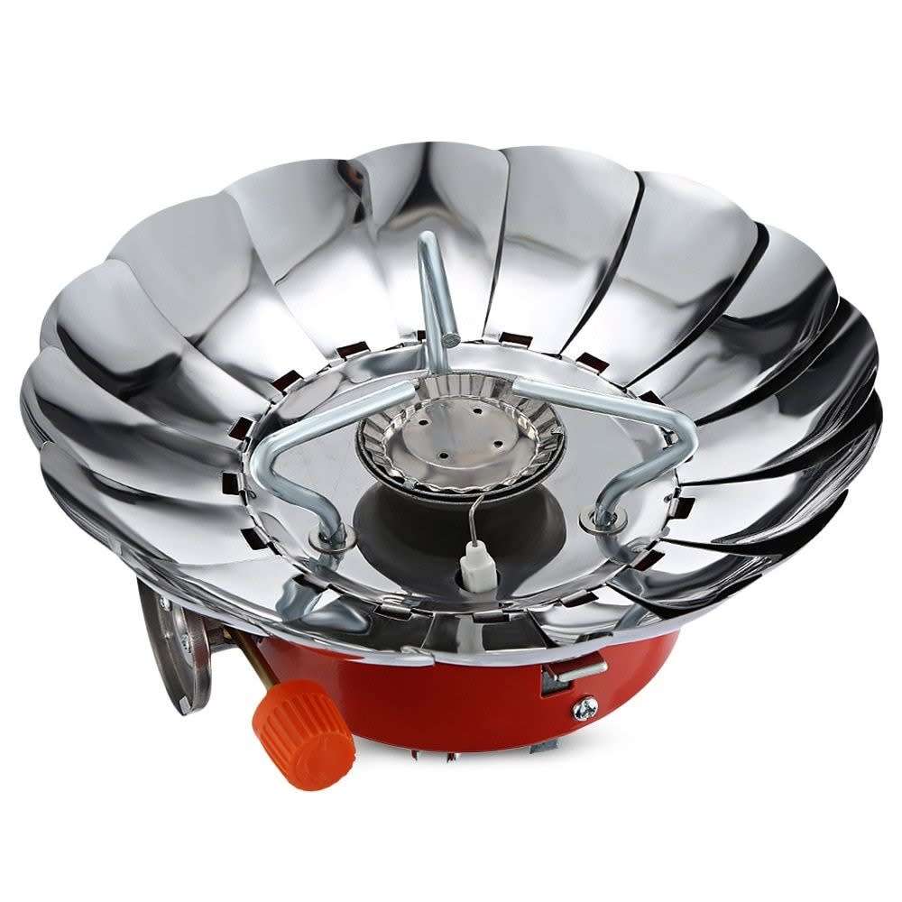 Safy - Windproof Camping Stove with 227G Butane Canister