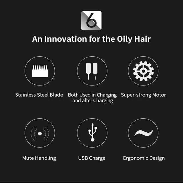 Titanium alloy rechargeable beard and hair trimmer