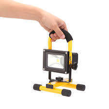 10W LED RECHARGEABLE CORDLESS Camp / Work / Fishing LED FLOOD LIGHT SPOT PORTABLE LAMP