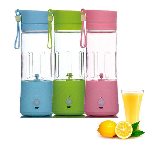 Mouse over image to zoom Electri-Portable-USB-Rechargeable-MINI-Fruit-Smoothie-Juice-Blender-380ml