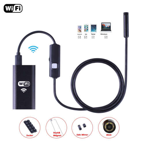 Wifi HD 720P Endoscope for Android/IOS/Windows Borescope Waterproof Inspection Endoscope Camera