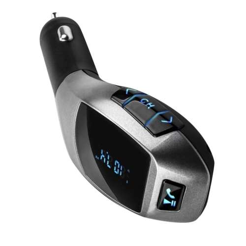 Wireless 2-in-1 Car Kit X5 - Black & Silver